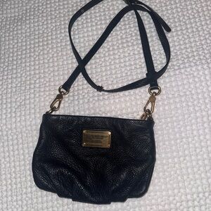 Black Leather Marc Jacob’s Crossbody Bag